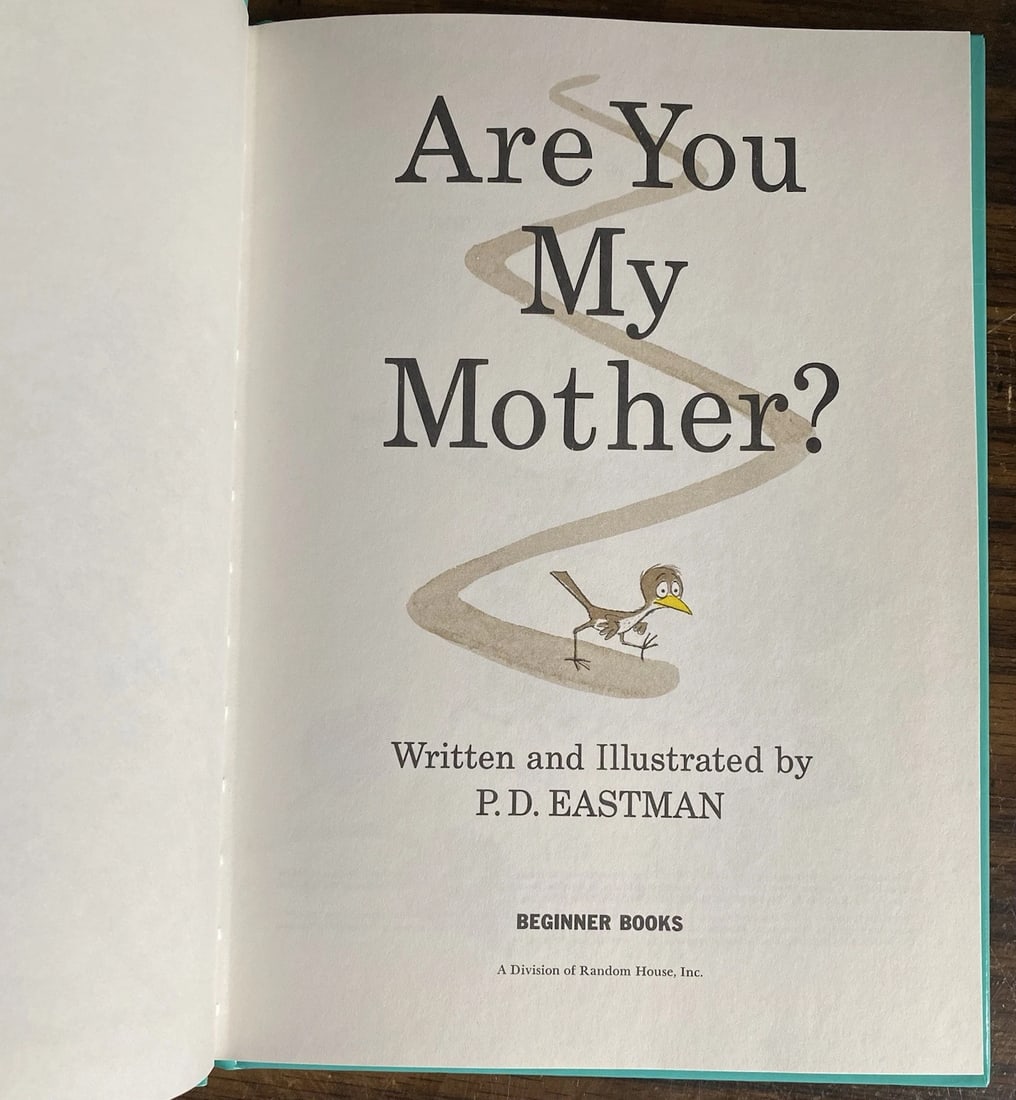 Are you my Mother? P.D. Eastman 1988 Beginner Book HC Random House Like New! - 2