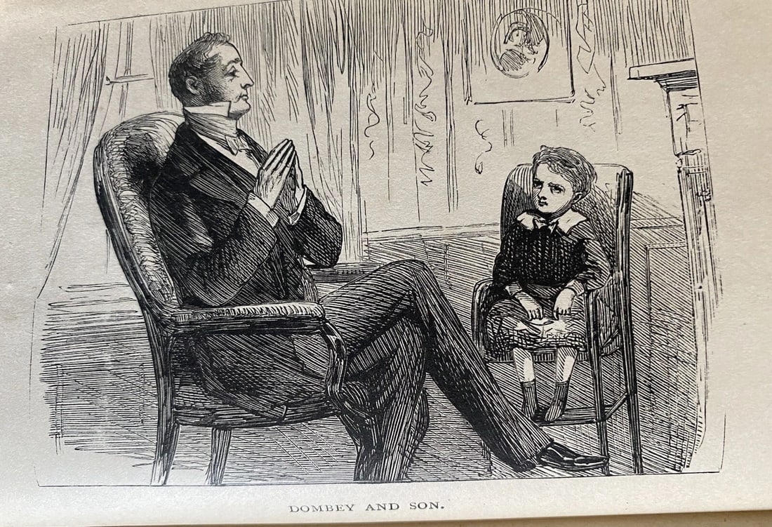 Dickens' Works Illustrated Dombey & Son James R. Osgood 1875 HC Boston - 6