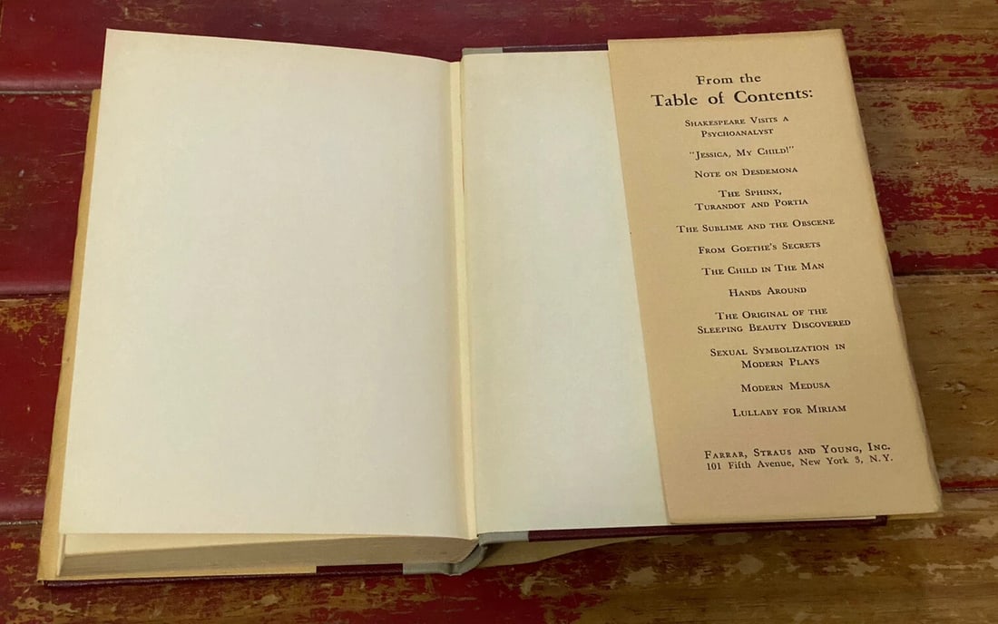 Theodor Reik Secret Self Psychoanalytic Experiences in Life and Literature VGood - 10