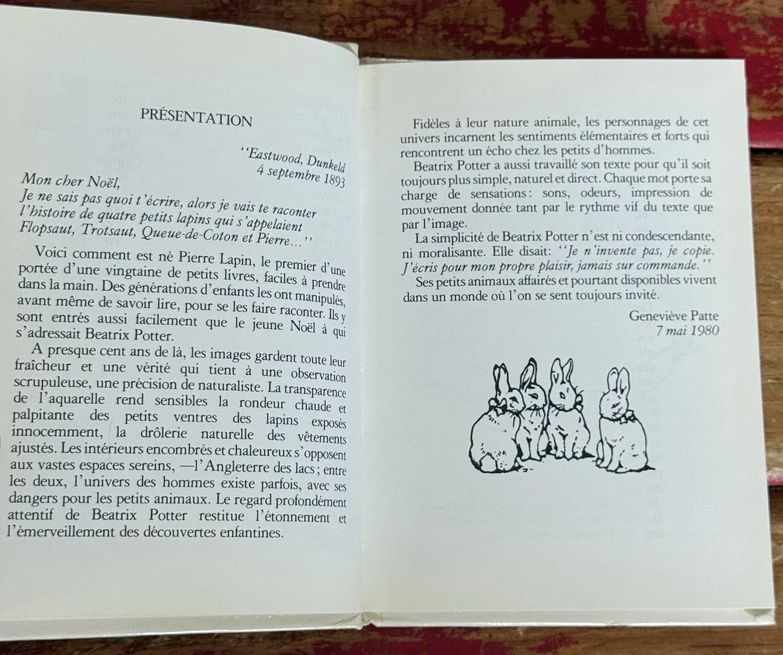 Pierre Lapin by Beatrix Potter - Gallimard - 1985 Like New Condition! - 6