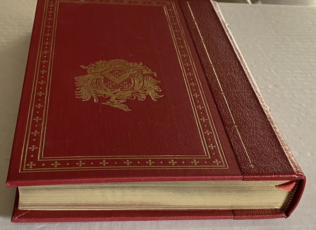 Rare Tristram Shandy Laurence Sterne The Franklin Library 1981 HC Unread Leather - 5