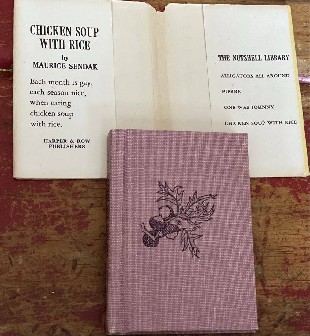 VTG 1st Ed. Nutshell Library Maurice Sendak 1962- 4 Mini Books in Slipcase w/DJ - 15