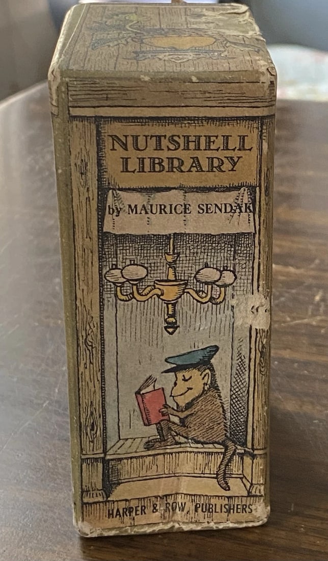 VTG 1st Ed. Nutshell Library Maurice Sendak 1962- 4 Mini Books in Slipcase w/DJ - 3