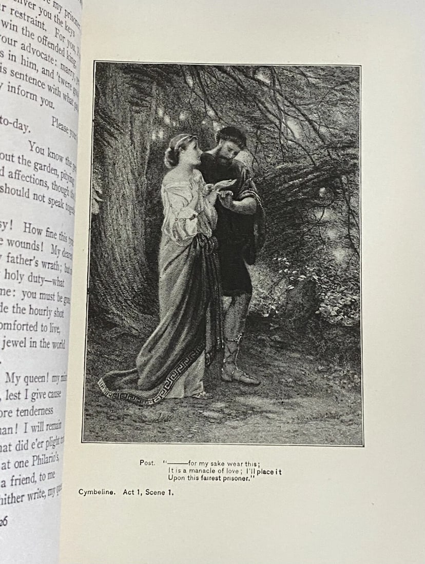 Shakespeare’s Works Elgin Ed. Deluxe Vol. XVIII#360/1000 Morris 1901 Cymbeline - 6