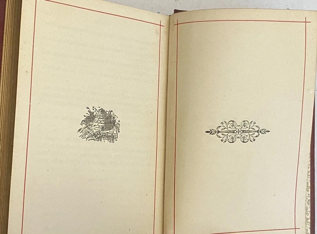Lucile by Owen Meredith Worthington NY HC Rare 1889 Ornate Decoration Antique VG - 11