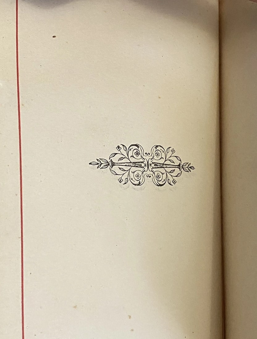 Lucile by Owen Meredith Worthington NY HC Rare 1889 Ornate Decoration Antique VG - 12