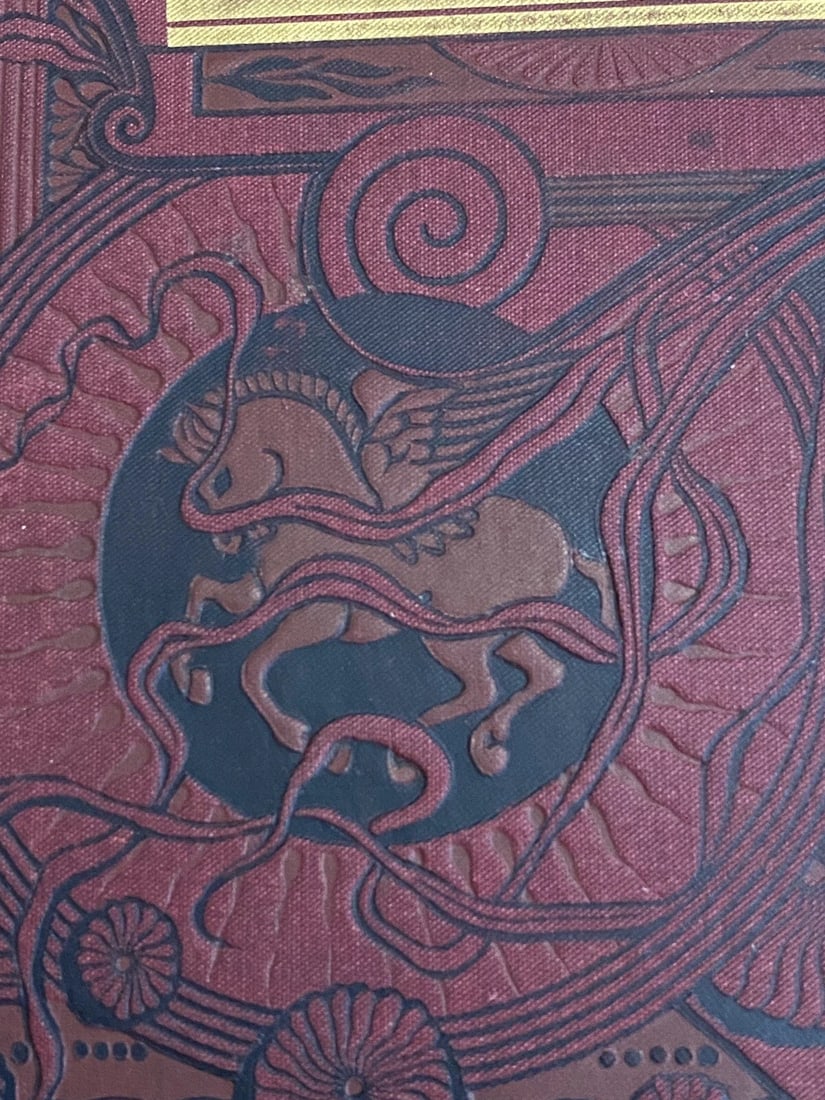 Lucile by Owen Meredith Worthington NY HC Rare 1889 Ornate Decoration Antique VG - 6