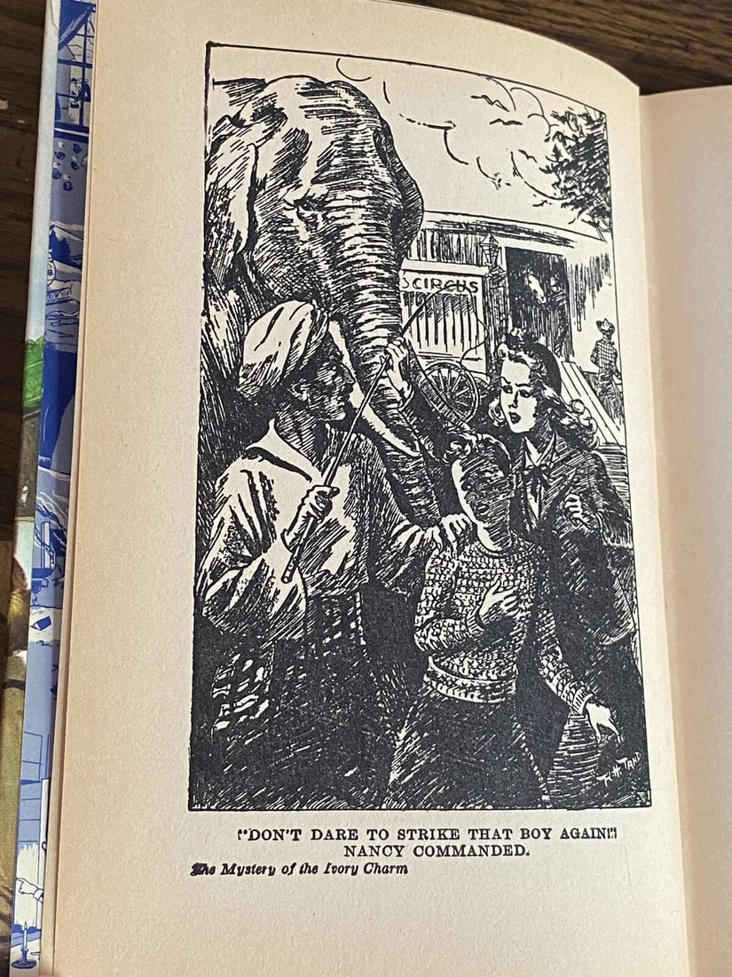 Nancy Drew The Mystery Of The Ivory Charm Carolyn Keene 1936 HC Grosset #13 - 5