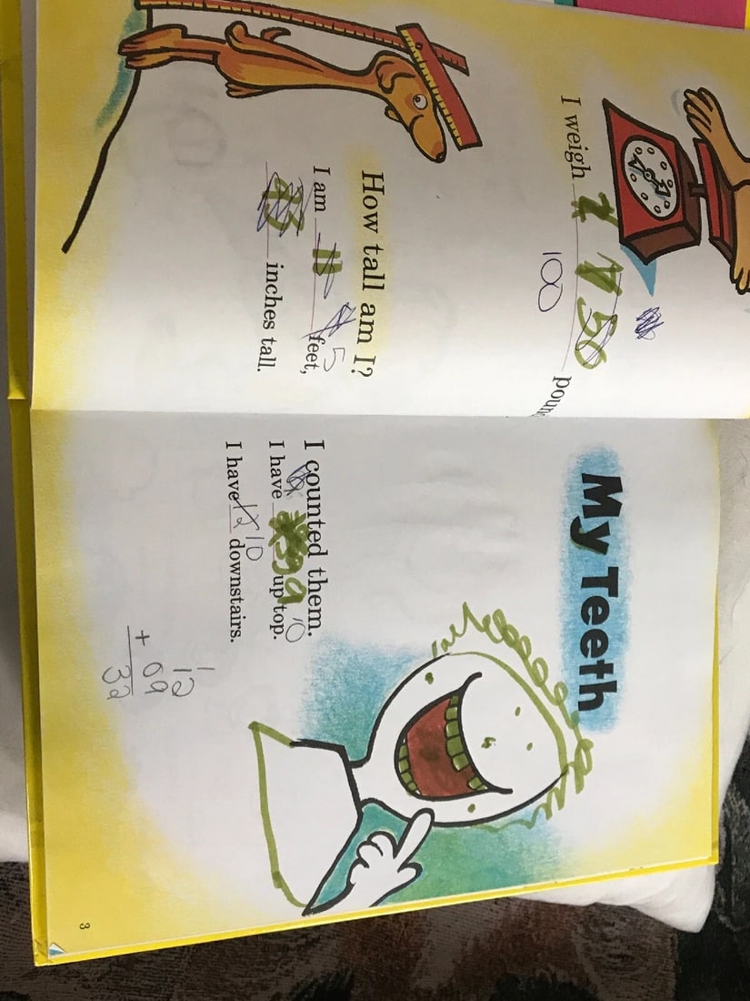 Classic Seuss: My Book about Me by Me Myself 1st Ed. 1969 Random House HC LOOK! - 8
