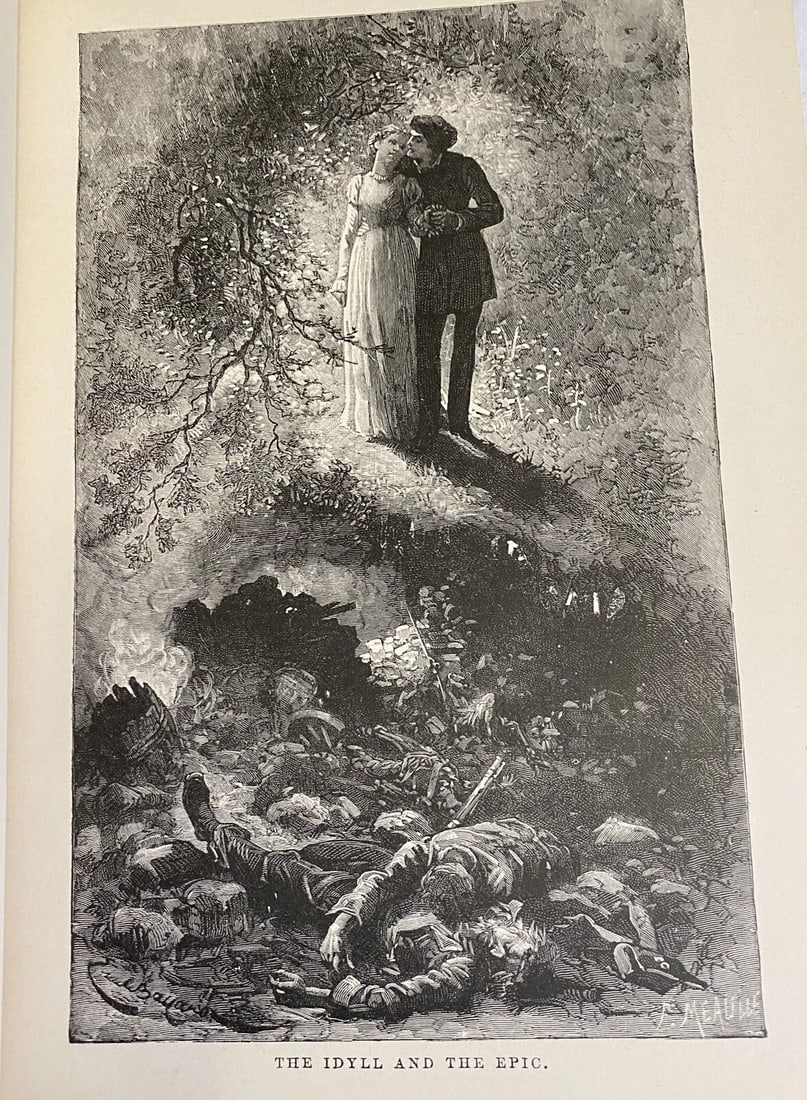 Les Miserables Victor Hugo Vol. IV Illustrated 1886 Library Edition HC VGood - 7