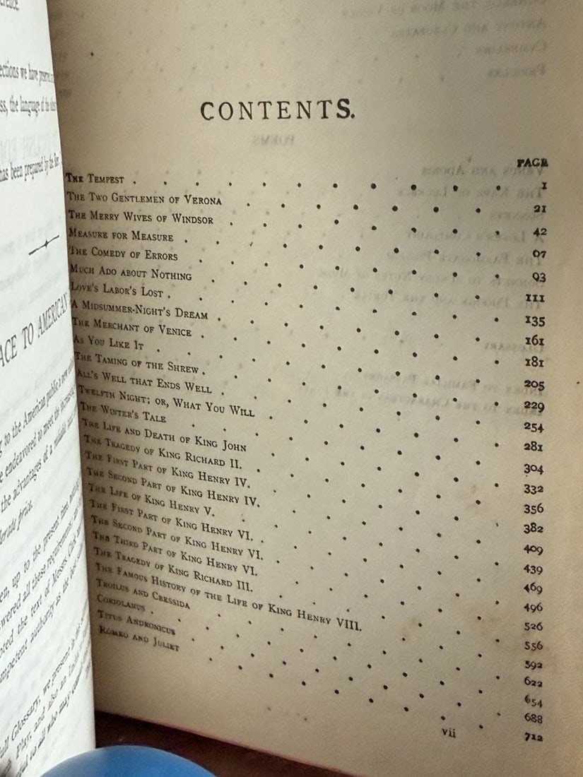 The Works Of William Shakespeare Thomas Y. Crowell NY No Date Antique - 5