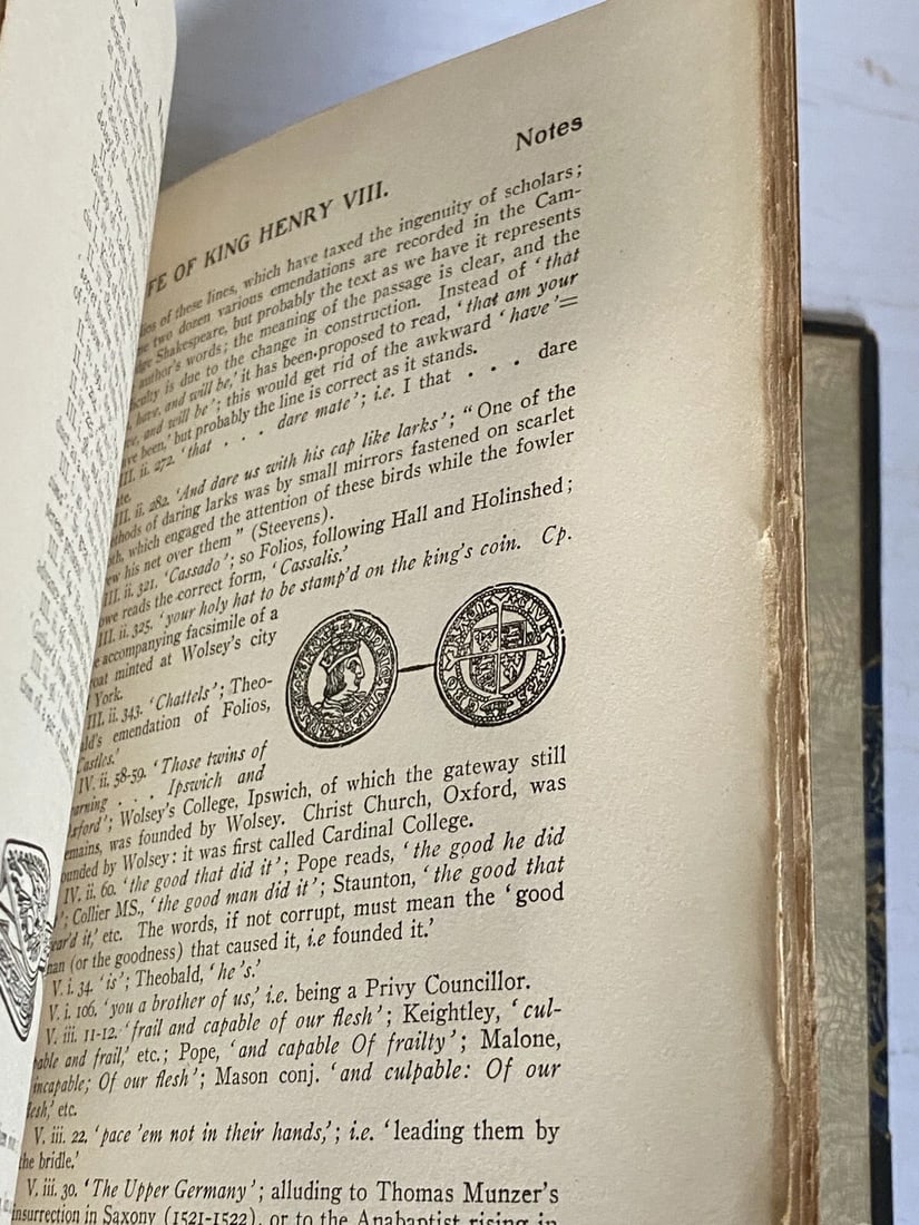 Shakespeare’s Works Elgin Ed. Deluxe Vol.IX All’sWell; HenryVIIIMorris 1901 #360 - 15