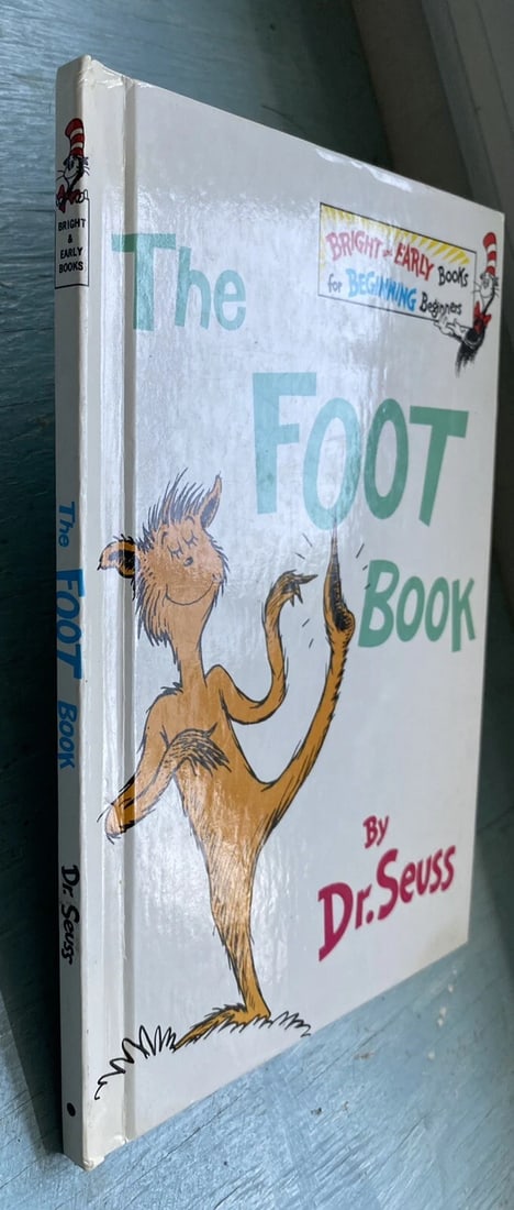 Dr. Seuss THE FOOT BOOK 1968 1st ED/2nd Print HC RARE Excellent Condition - 5