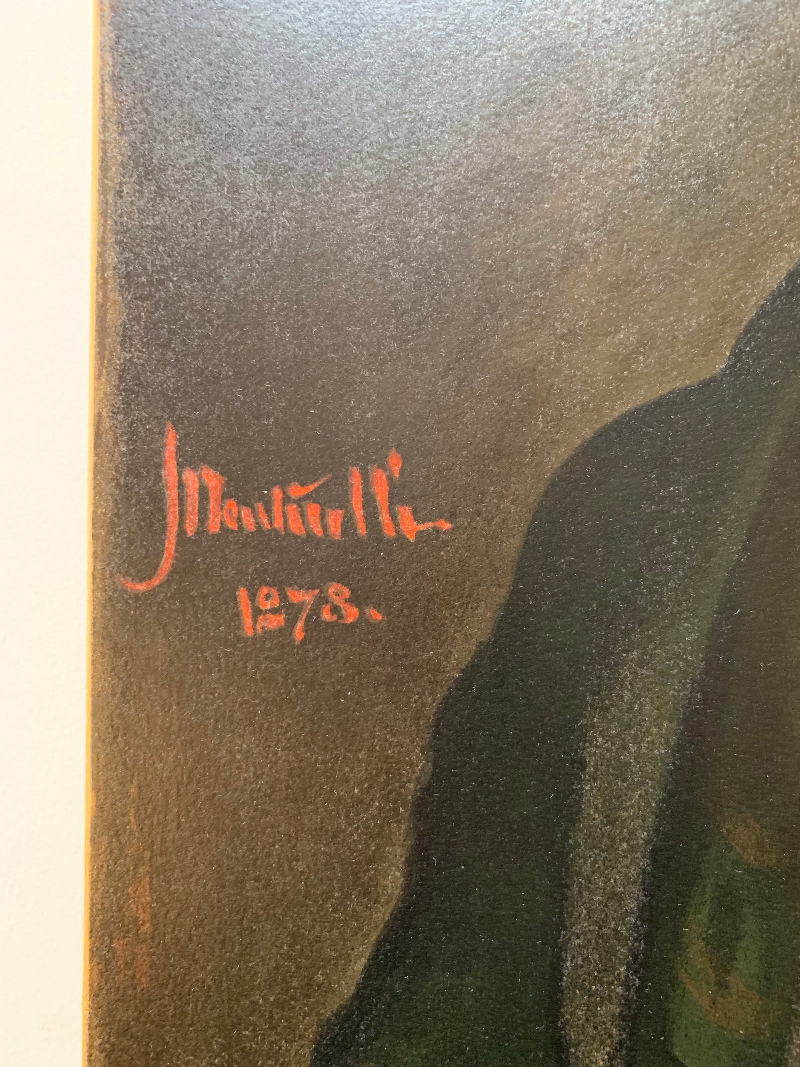 Adolphe Monticelli: Portrait du Maitre M.L., 1878 - 2
