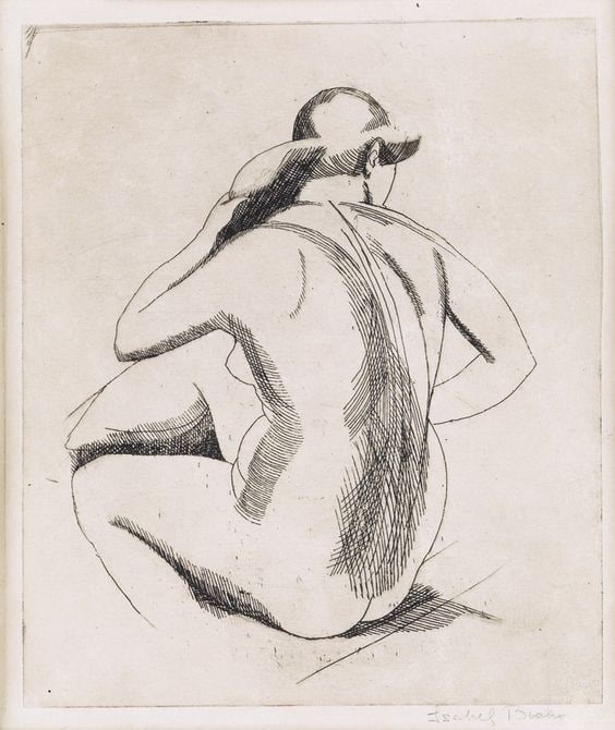 Isabel Bishop: Figure (Back View)