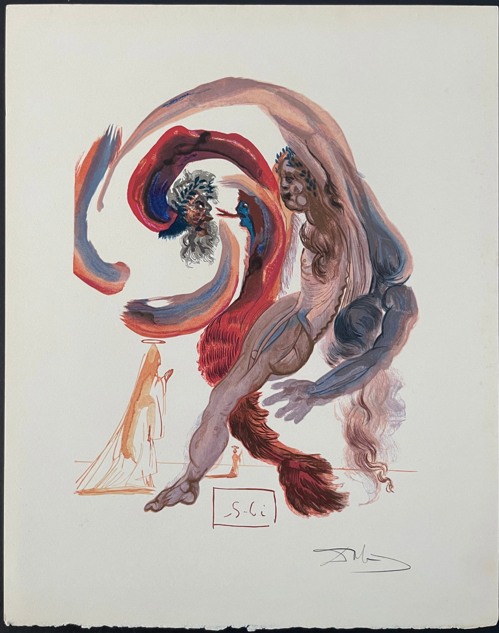 Salvador Dali: Divine Comedie Purgatory Canto 18-1 - 3