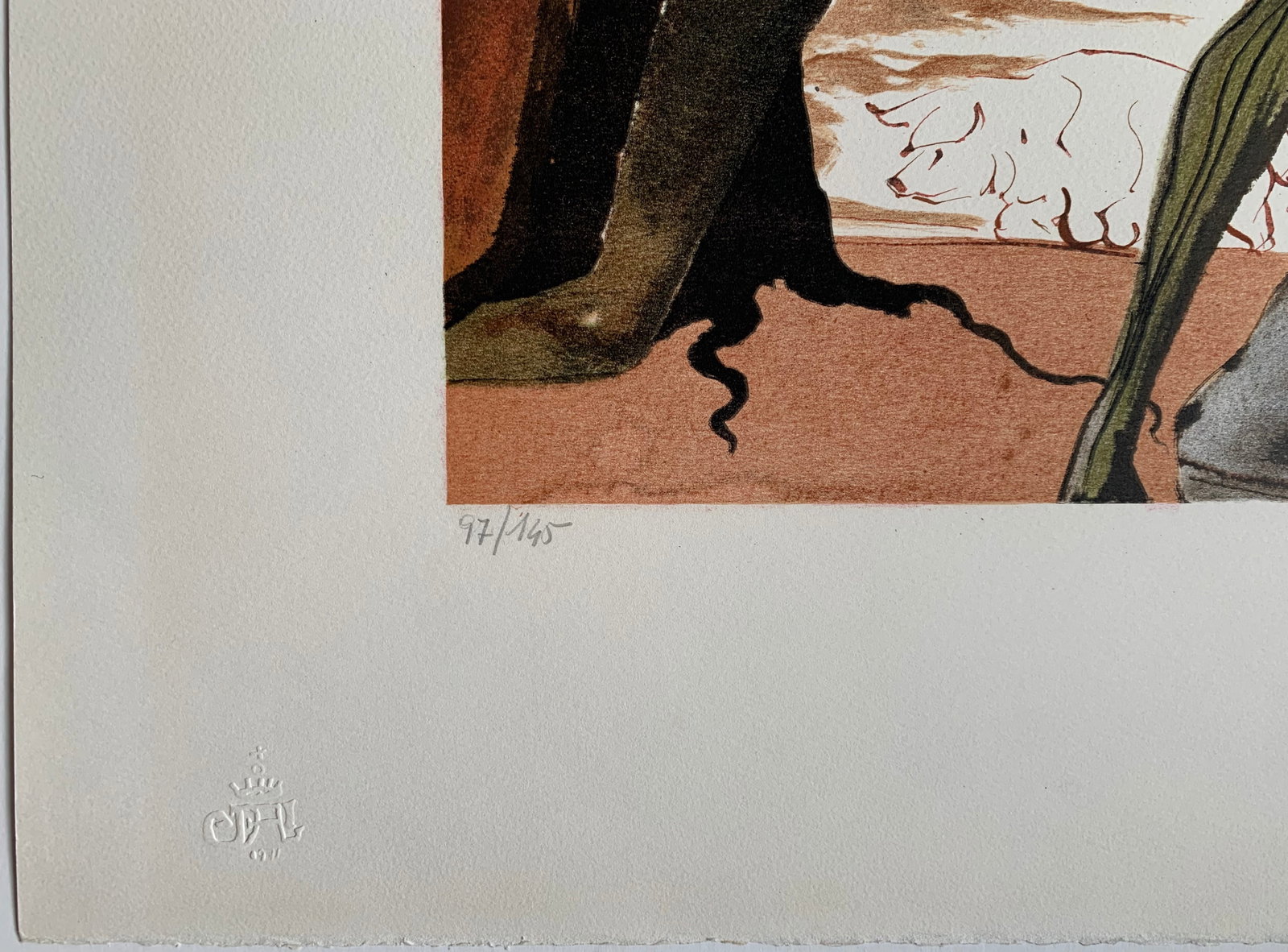Salvador Dali: Le baise main (The hand kiss) - 2