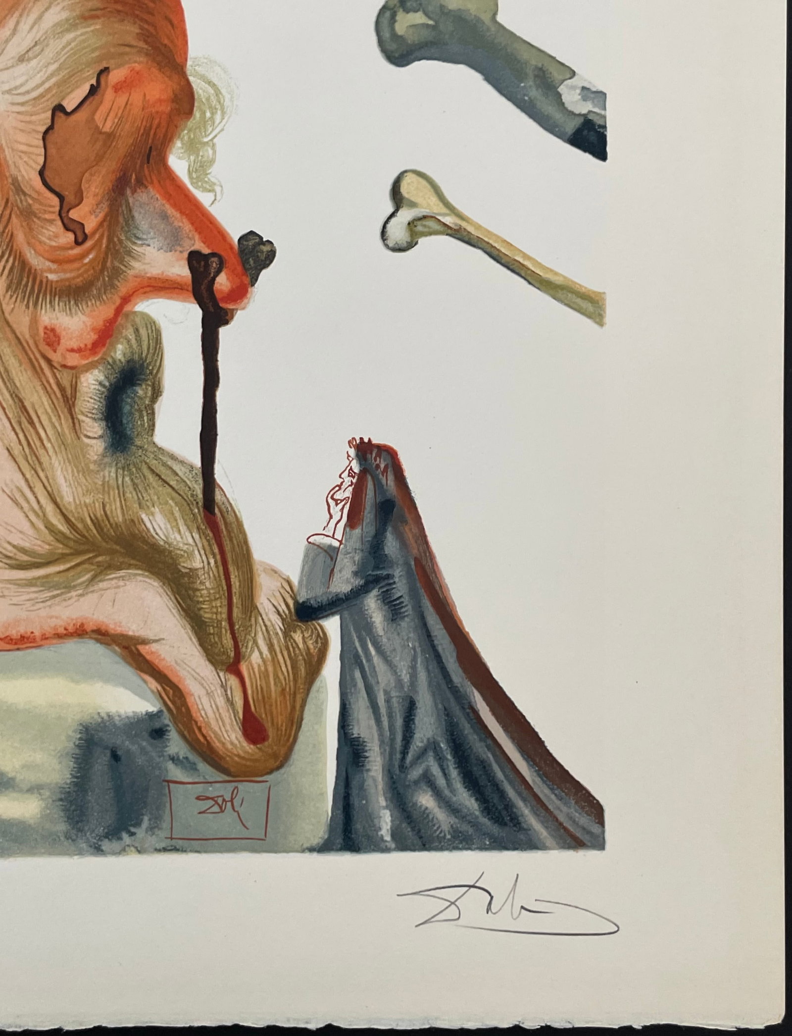 Salvador Dali: Divine Comedie inferno Canto 18-1 - 2
