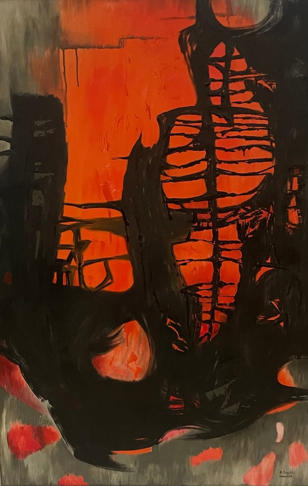 B. Coghill Haworth: Red and Black Abstract - 2