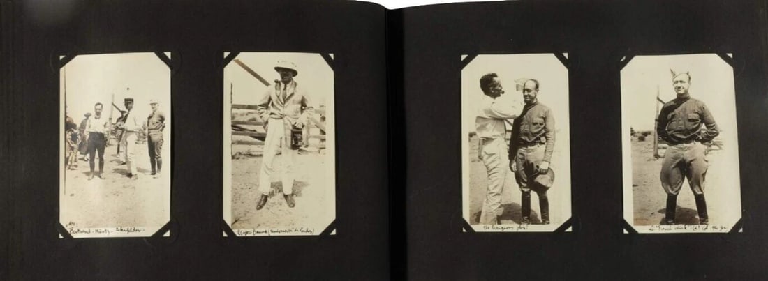 Album Buffalo Bill Camp Cody, WWI, Mining, Railroads Vintage Photographs Antique - 12