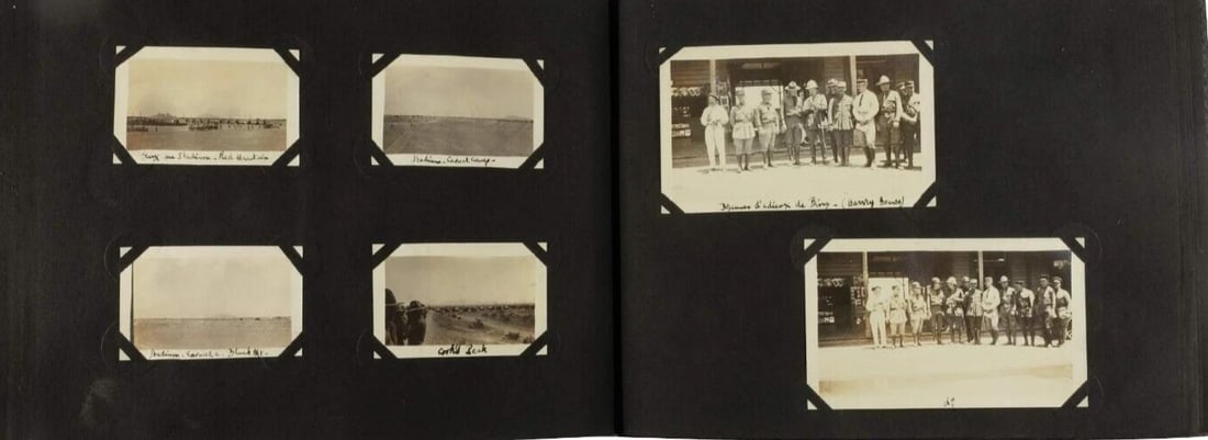 Album Buffalo Bill Camp Cody, WWI, Mining, Railroads Vintage Photographs Antique - 15