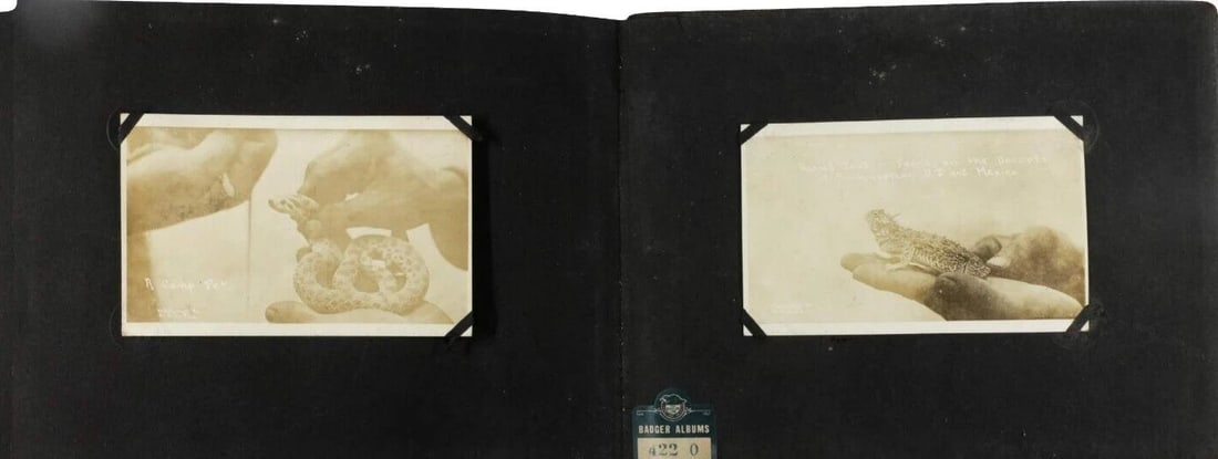 Album Buffalo Bill Camp Cody, WWI, Mining, Railroads Vintage Photographs Antique - 19