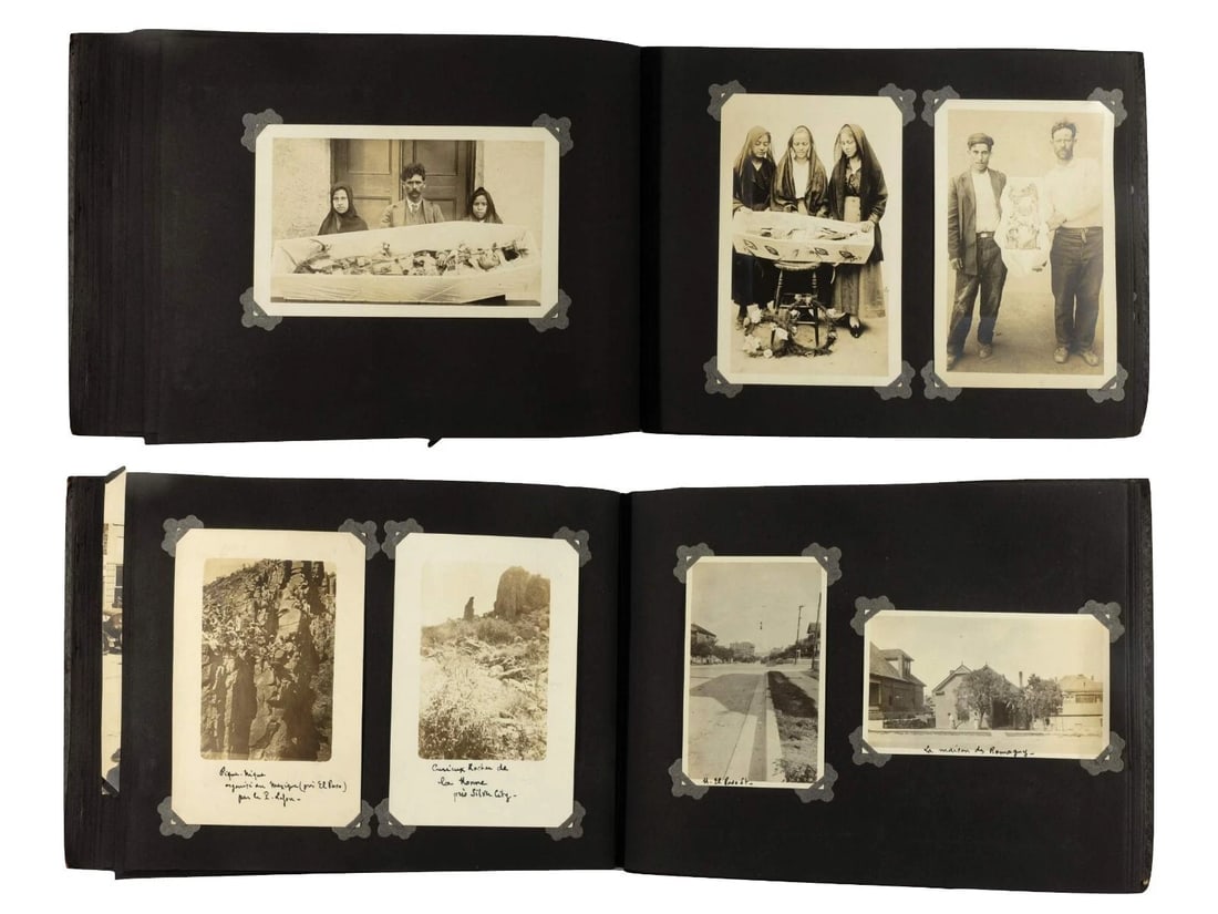 1910s-1920s Photo Album – WWI Camp Cody, Historic Events, Railroads Vintage - 13