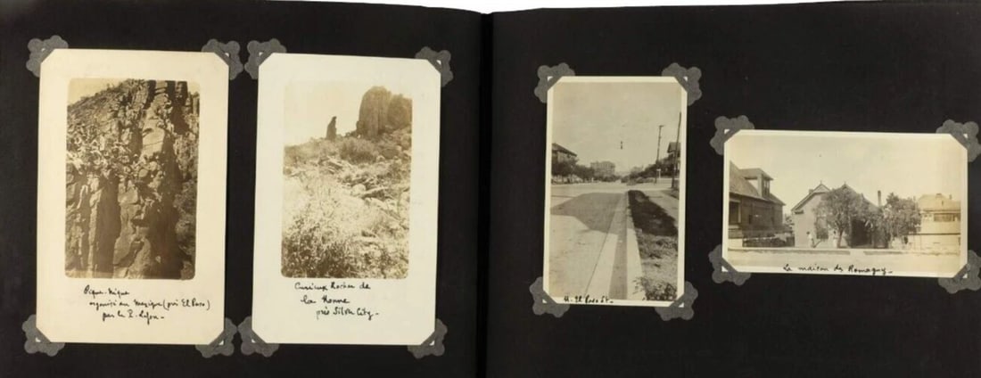 1910s-1920s Photo Album – WWI Camp Cody, Historic Events, Railroads Vintage - 15