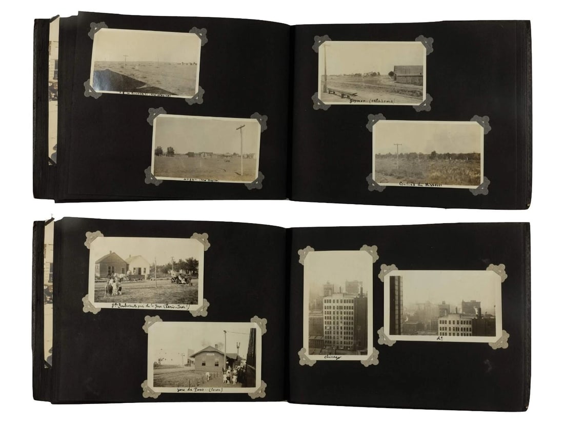 1910s-1920s Photo Album – WWI Camp Cody, Historic Events, Railroads Vintage - 16
