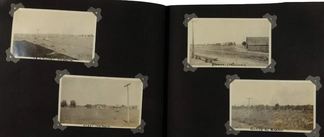 1910s-1920s Photo Album – WWI Camp Cody, Historic Events, Railroads Vintage - 17