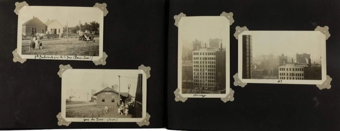 1910s-1920s Photo Album – WWI Camp Cody, Historic Events, Railroads Vintage - 18
