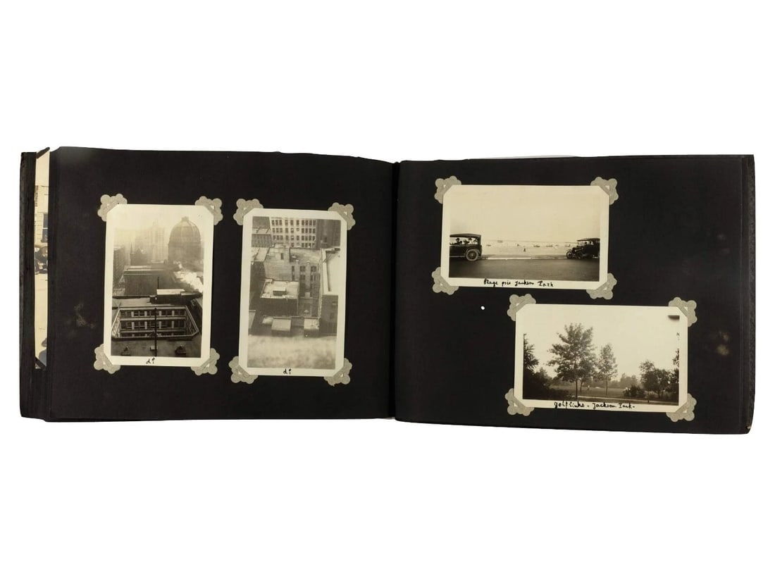 1910s-1920s Photo Album – WWI Camp Cody, Historic Events, Railroads Vintage - 19
