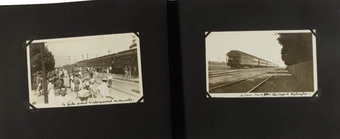 1910s-1920s Photo Album – WWI Camp Cody, Historic Events, Railroads Vintage - 6