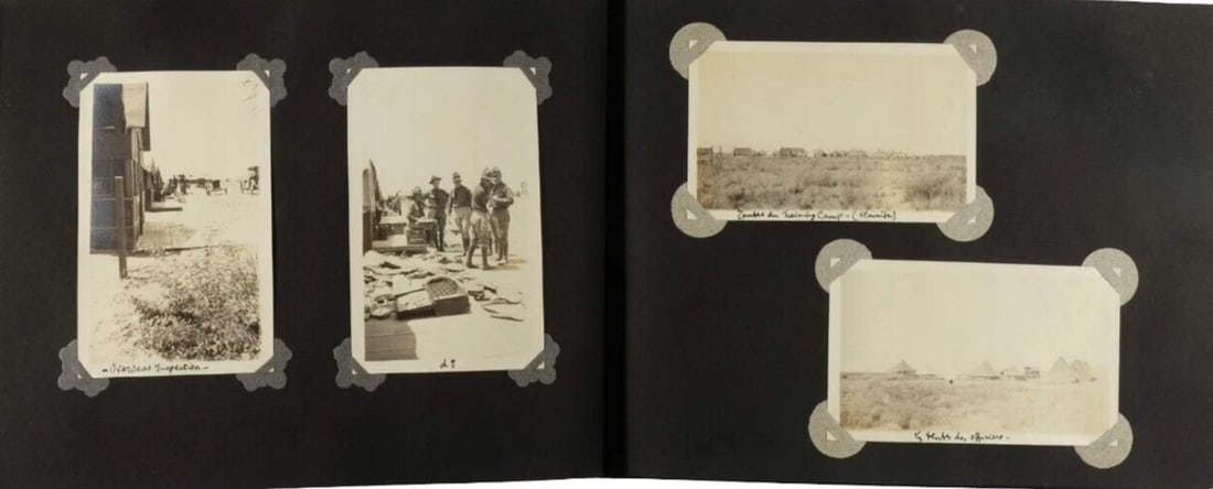 1910s-1920s Photo Album – WWI Camp Cody, Historic Events, Railroads Vintage - 8