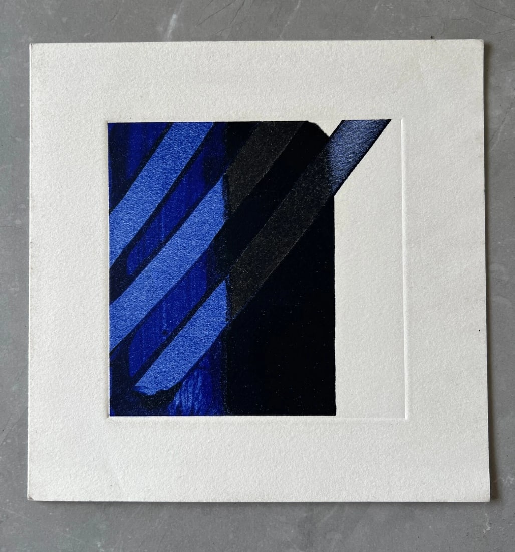 Original AbstractionPierre SOULAGES (1919-2022) Serigraphy n°17 1989 - 4