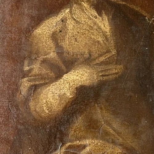 Antique Original Painting Filippo LAURI (1623-1694) Apostle, Religious - 5