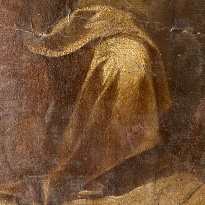 Antique Original Painting Filippo LAURI (1623-1694) Apostle, Religious - 6