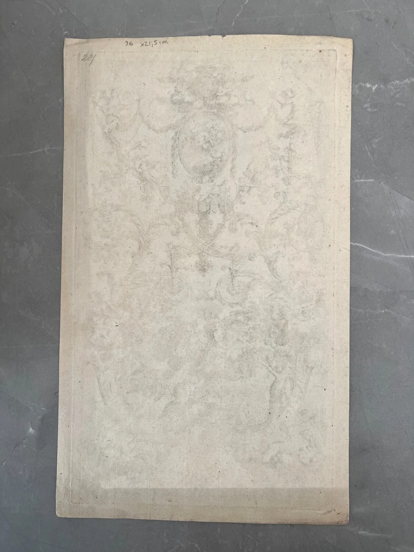 Antique Etching Original Le Pautre, Decoration, Arts, French Interiors - 9