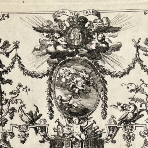 Antique Etching Original Le Pautre, Decoration, Arts, French Interiors - 5