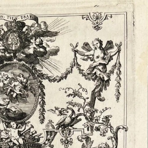 Antique Etching Original Le Pautre, Decoration, Arts, French Interiors - 6