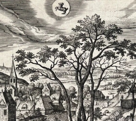 Antique Etching Original Collaert After Hans BOL The Seed is is The Word of God - 5