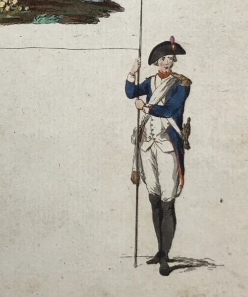 Antique Etching Original Man, Military, War, French Revolution, Liberty - 5