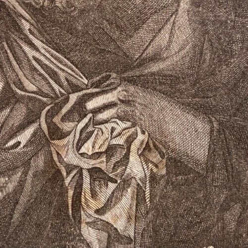 Antique Etching Original Heraclitus, Portrait signed - 6
