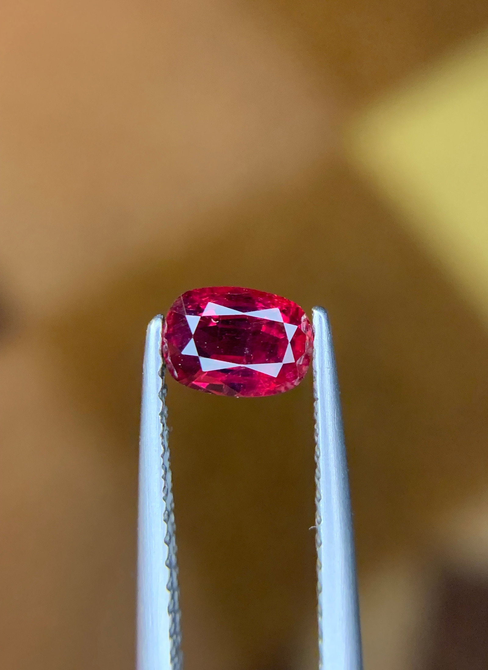 Red Ruby Gemstone: 0.85 Carat Cushion Cut Mozambique Ruby - 3