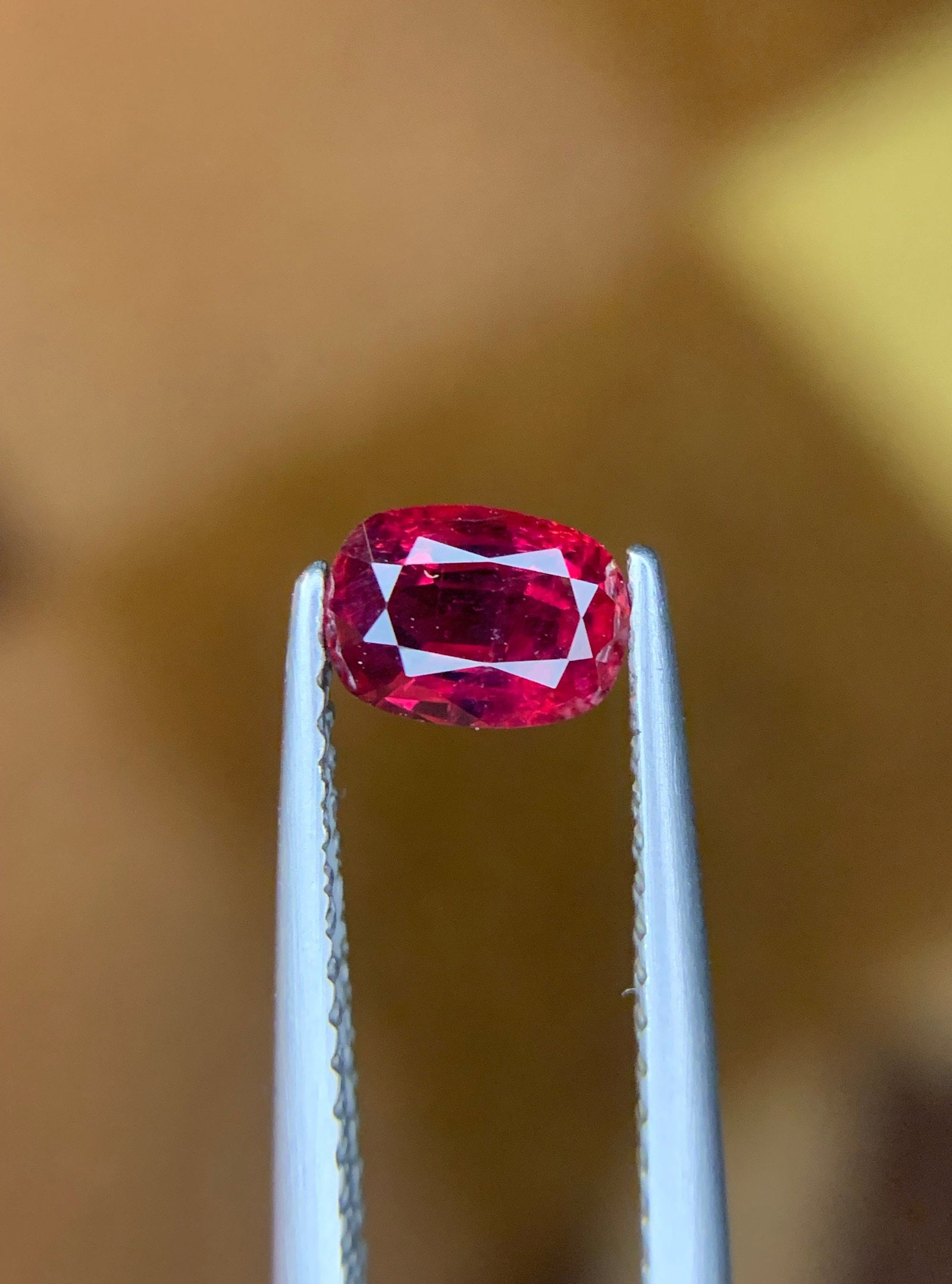 Red Ruby Gemstone: 0.85 Carat Cushion Cut Mozambique Ruby - 4
