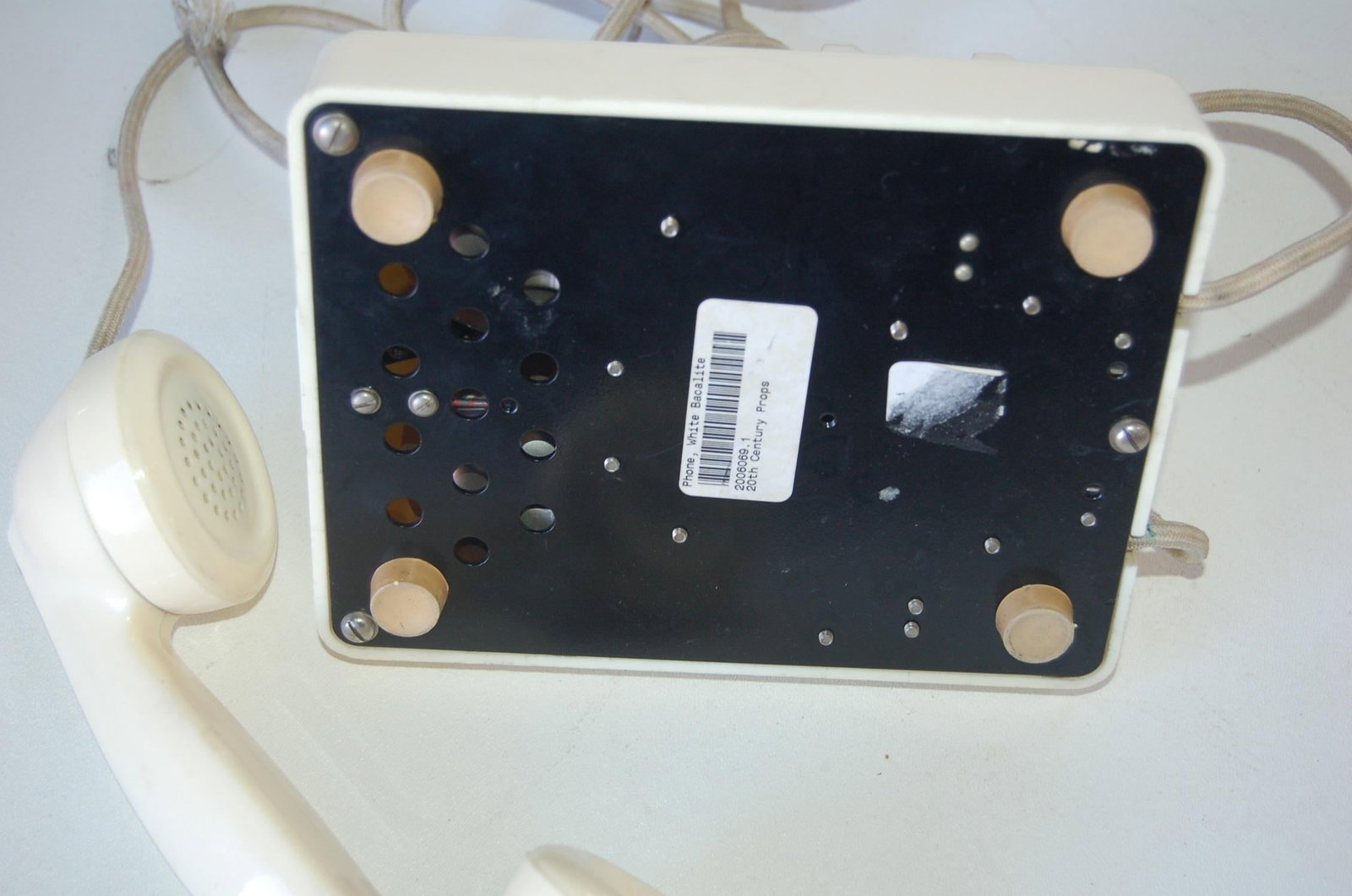White Bakelite PTT Telephone by Ericsson - 5