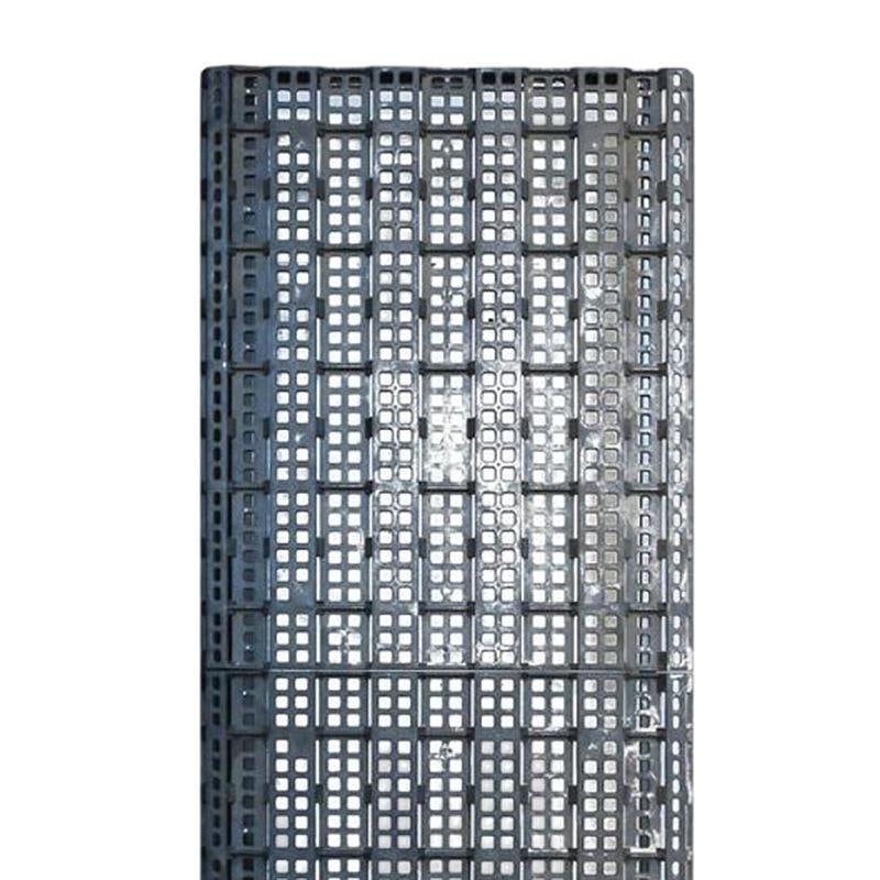 Unique 8' Tall Post Modern Resin Composite Industrial Loft Screen Wall Divider - 2