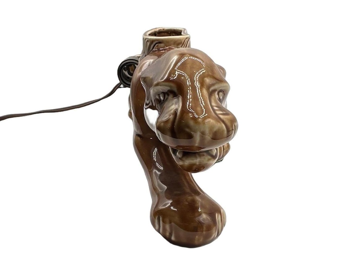 Mid-Century Stalking Panther Statue T.V. Lamp by Royal China & Novelty Co - 3