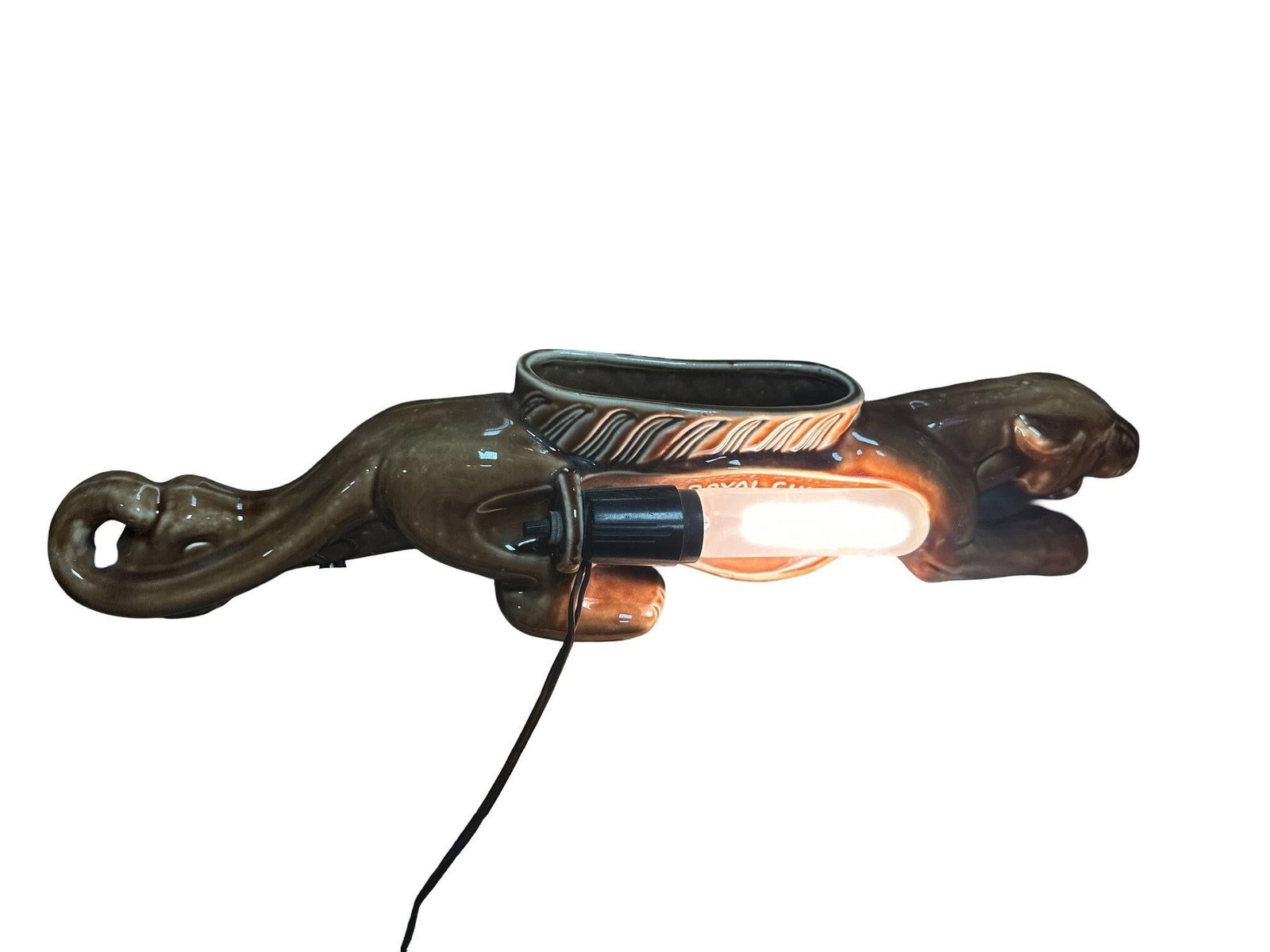Mid-Century Stalking Panther Statue T.V. Lamp by Royal China & Novelty Co - 5