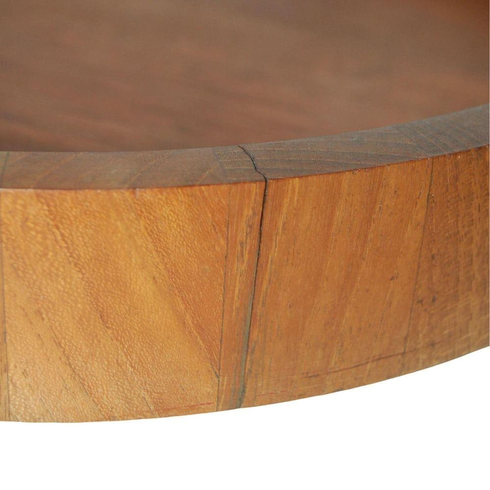 MCM Danish Teak Salad Serving Tray w/ Machined Handles by Cobblewood Lundtofte - 4